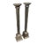 20" High Style Roman Colum Candlestick Holder, Pair For Sale