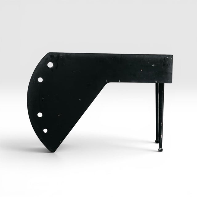 Black Vintage Bench with Magazine Rack, 1980s For Sale - Image 8 of 9