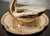 Diminutive Mid 20th-Century Brass Swan on a Dish Ring Holder, Hong Kong For Sale - Image 13 of 17