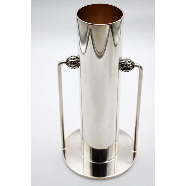 Not Yet Made - Made To Order Small or Tall Silver Bronze Vase by Richard Lauret, Set of 2 For Sale - Image 5 of 9