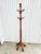 Wood Antique Turned Wood Coat Rack For Sale - Image 7 of 7