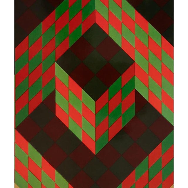 Modern Victor Vasarely, GIVE, Photogravure For Sale - Image 3 of 5
