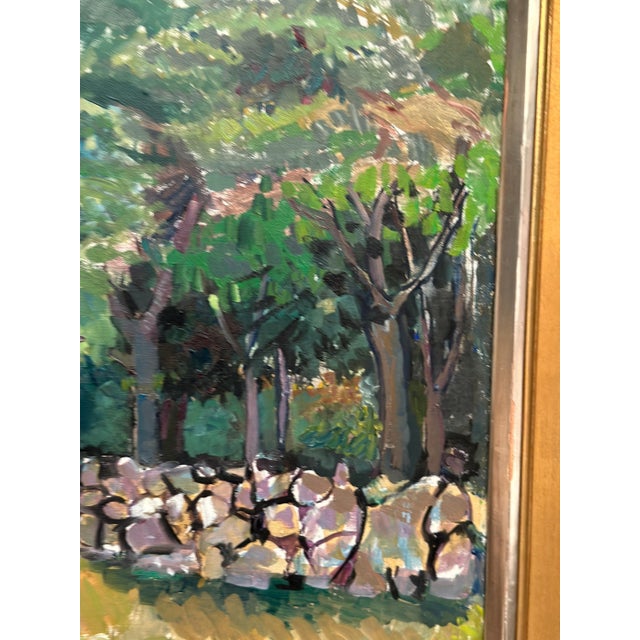 Lars Florén, Stenmuren, from Grönet, Brantevik, 1960s, Oil on Canvas, Framed For Sale - Image 11 of 16