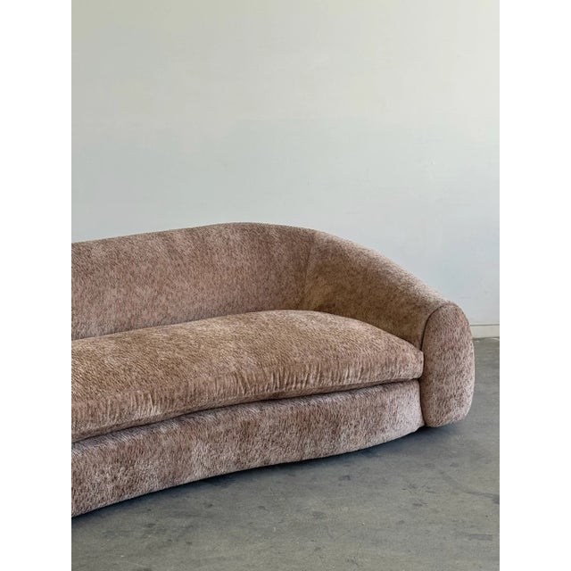 Textile Vintage Custom Made Royère Style Sofa For Sale - Image 7 of 7