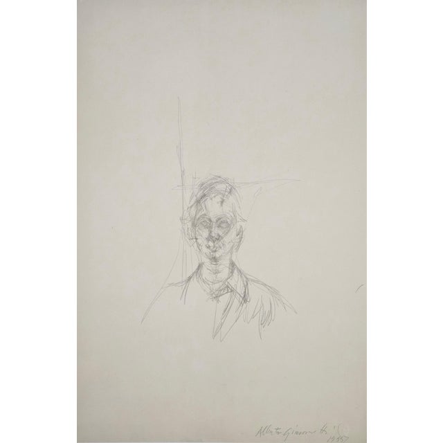 Alberto Giacometti, Portrait of a Young Girl I, 1963, Original Lithograph For Sale - Image 4 of 9