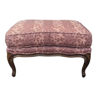 A. Rudin Classic French Style Ottoman For Sale