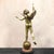 Neoclassical Bronze Balancing Putti Sculpture in the Style of Auguste Moreau on Marble Base For Sale - Image 3 of 8