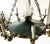 Huge eleven- light French Empire Chandelier Circa 1950s Gold and dark green Wired for US and in working condition 40W Max...