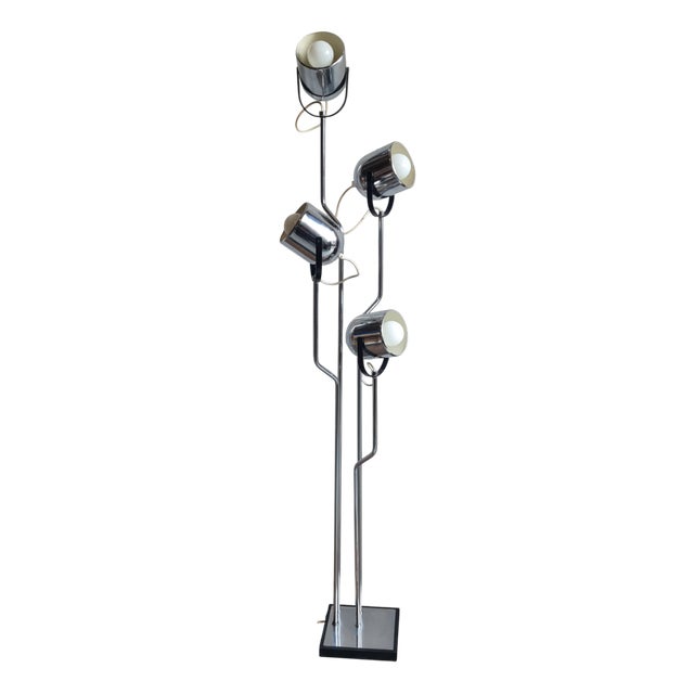 Floor Lamp attributed to Goffredo Reggiani, 1970s For Sale