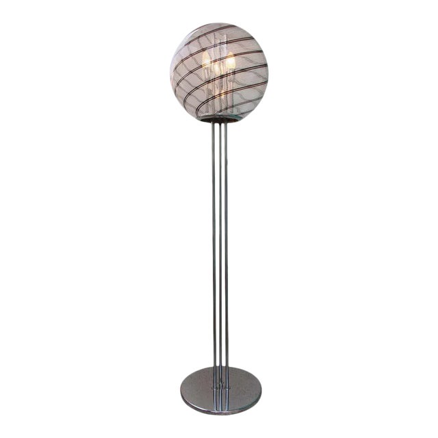 Floor Lamp Massimo and Lella Vignelli in the style of Venini, circa 1970 For Sale