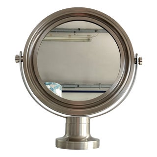 Mid-Century Swivel Table Mirror Nickelby Sergio Mazza Narciso for Artemide, 1960 For Sale