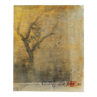 ki.vii One of a Kind Framed Mixed Media Botanical For Sale
