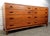 Stately and gorgeous, hi-end, original mid century modern long low dresser with 8 drawers, by Renzo Rutili and Johnson...
