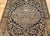 19th Century Farahan Sarouk Rug, Hand-Knotted Wool, Floral Medallion Pattern, Ivory & Navy, 5x6 For Sale - Image 12 of 18