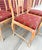 Brick Red Vintage Mid 20c Gustavian Style Cerused Dining Chairs-Set of 6 For Sale - Image 8 of 12