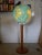 - Large floor globe with glass sphere and teak base - Sphere diameter is 51cm - Meridian graded on one side - Hand-...
