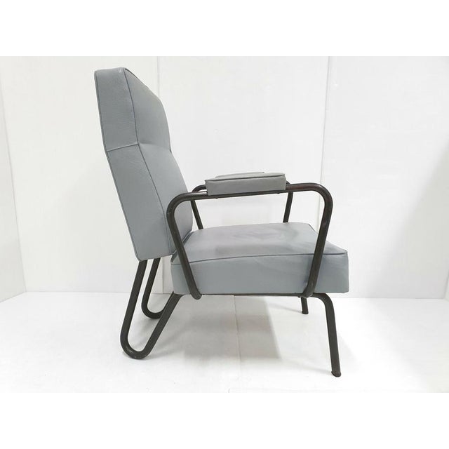 Vintage Armchair by Jacques Hitier for Tubauto, 1950s For Sale - Image 12 of 13