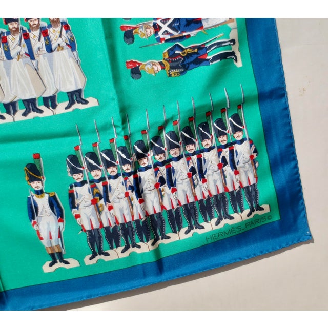 Hermès Hermes Hermès Silk Scarf 'La Grande Armée', 1976 For Sale - Image 4 of 7
