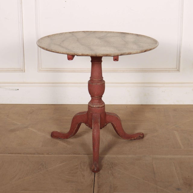 English Oak Tripod Table For Sale - Image 6 of 9