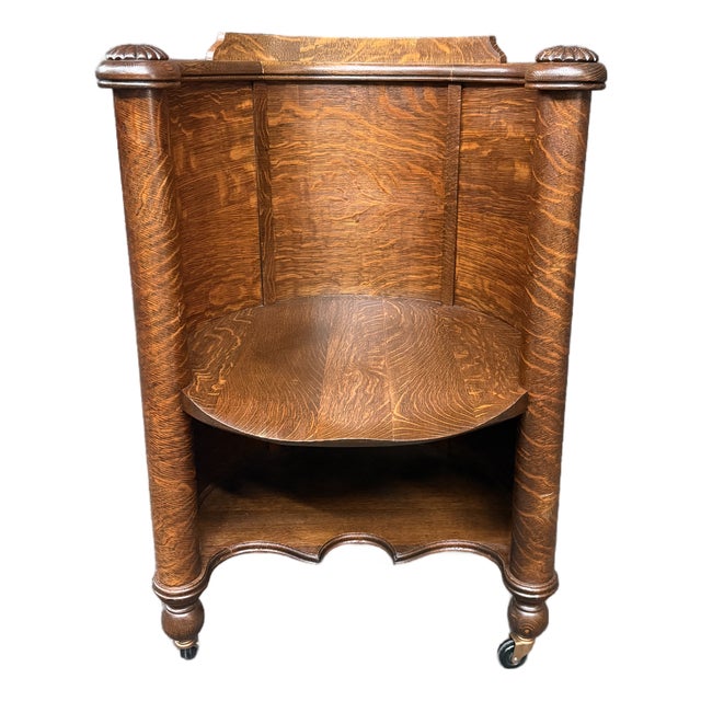 Victorian Quarter Sawn Oak Chair For Sale