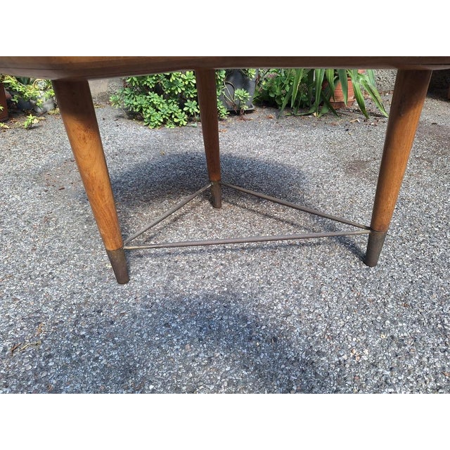 Wood Vintage Coffee Table in Walnut by Giorgio Raponi, 1950s For Sale - Image 7 of 8