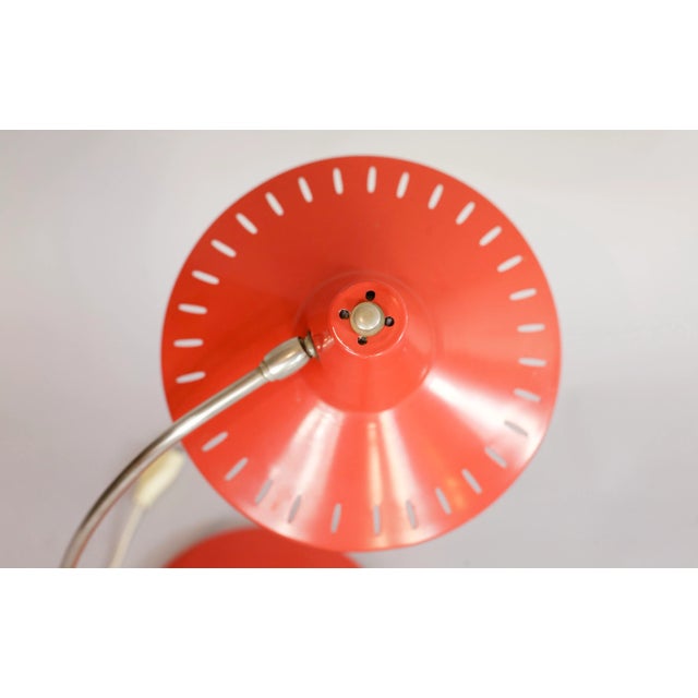 Openwork Metal Lamp by J.J.M. Hoogervorst for Anvia, 1950s For Sale - Image 10 of 12