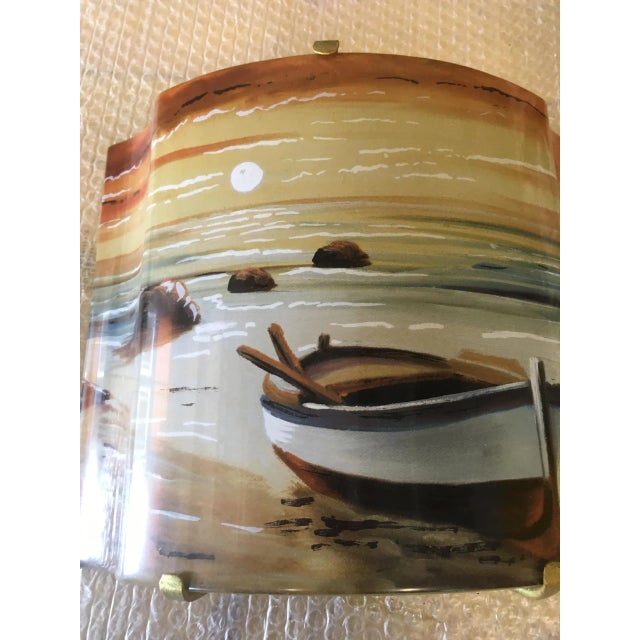 Beige Vintage Italian Sconce For Sale - Image 8 of 9