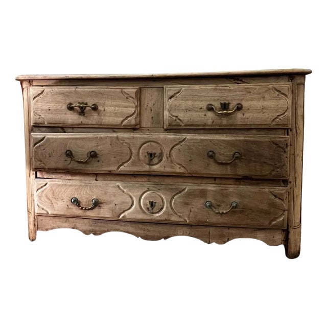 A Louis XV Style Oak Commode For Sale