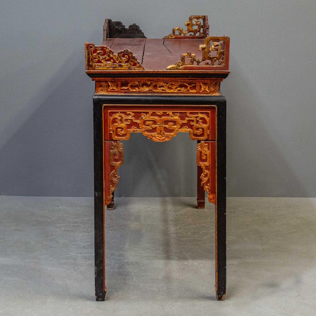 Antique Parcel Gilt Altar Table For Sale - Image 4 of 15