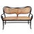 Late Victorian number 5 bentwood settee by Thonet crafted with the companies signature steam-bent beechwood frame, the...