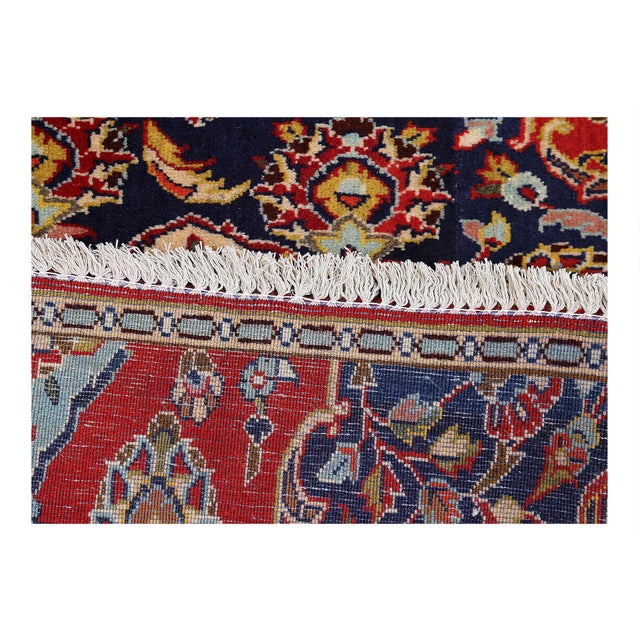 Traditional Pasargad DC Hand Knotted Vintage Hamadan Rug For Sale - Image 3 of 3