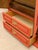 Red Vintage Red Armoire With Ornate Gold Hardware For Sale - Image 8 of 12