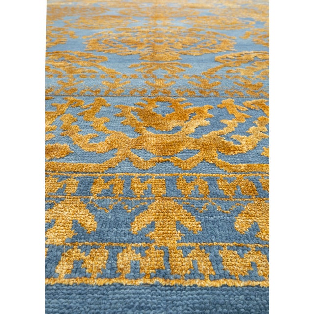 Textile Turkish Oushak Rug 12'2" x 14'8" #18585 For Sale - Image 7 of 8