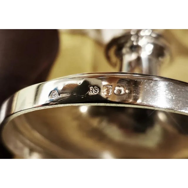 Art Nouveau Viennese Silver Candleholders by Rudolf Steiner, 1900s, Set of 2 For Sale - Image 6 of 8