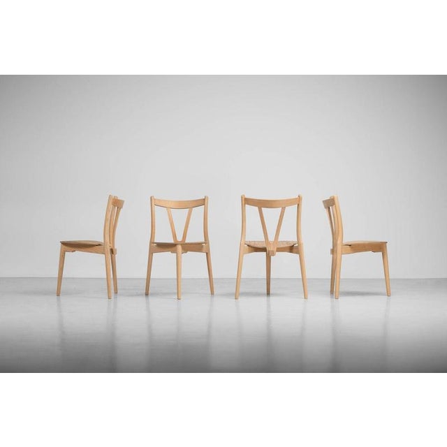 PP51/3 V Chairs attributed to Hans J. Wegner for PP Mobler, Denmark, 1988, Set of 4 For Sale - Image 16 of 18