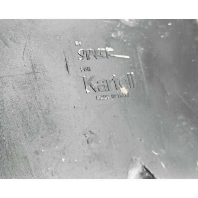 Plastic Vintage Italian Stool by Philippe Starck for Kartell, 2000 For Sale - Image 7 of 8