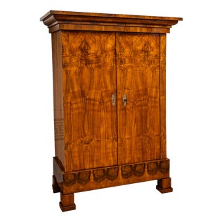 Antique Biedermeier Wardrobe, 1825 For Sale