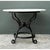 Vintage Wrought Iron Dining Table With Stone Top For Sale - Image 4 of 12