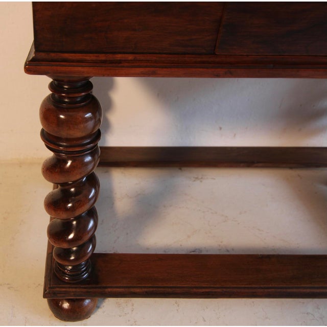 Late 19th Century French Louis XIII Walnut Side Table For Sale - Image 14 of 18