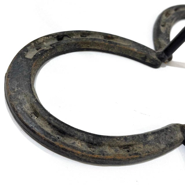 1950's Cowboy Lucky Horseshoe Plant Stands - Pair For Sale - Image 9 of 12