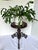 Vintage Piano Stool/Plant Stand With Ornate Iron Tripod Legs For Sale - Image 11 of 11