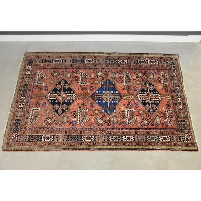 Persian Hand Knotted 9’ X 5’8” Antique Rug For Sale - Image 9 of 10