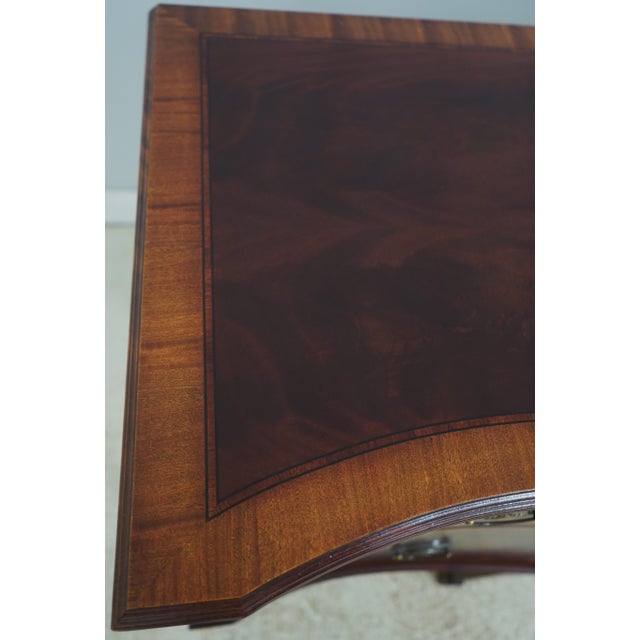 Craftique Mahogany Inlaid Bowfront Sideboard For Sale - Image 14 of 18
