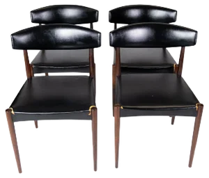 Danish Rosewood Dining Chairs, 1965, Set of 4