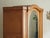 Art Nouveau Wardrobe in Oak with Oval Mirror For Sale - Image 15 of 17