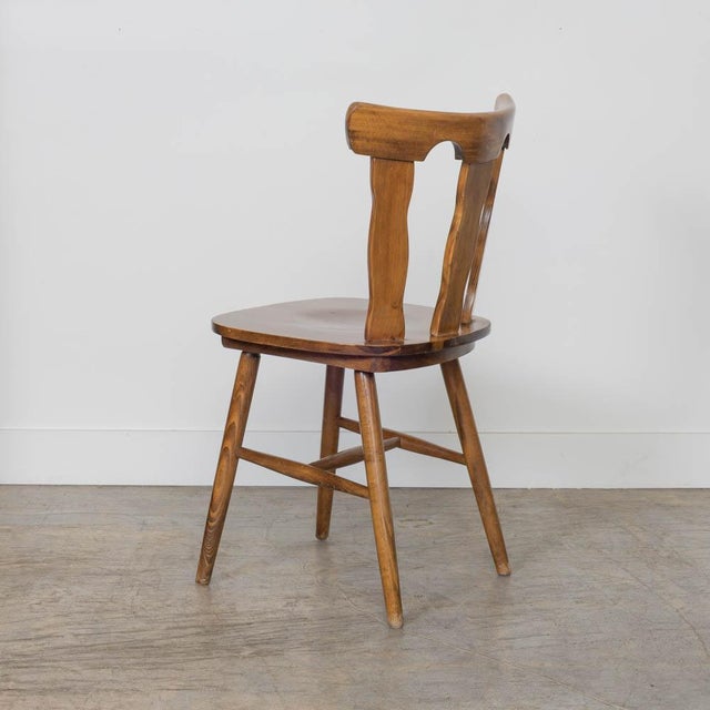 1950s French Wood Brutalist Chair For Sale In Los Angeles - Image 6 of 12