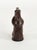 1960s Mid-Century Liqueur Bottle in Brown Leather and Glass, Italy, 1960s For Sale - Image 5 of 14