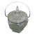 1980s Mid-Century Modern Anchor Hocking Wexford Pattern Glass Ice Bucket or Cookie Jar W/Lid Vintage For Sale