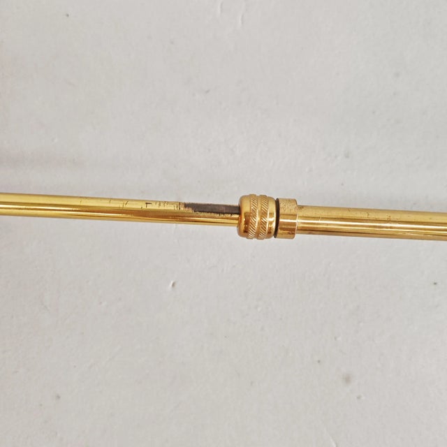Gold Wall Lamp in Brass, 1960s For Sale - Image 8 of 12