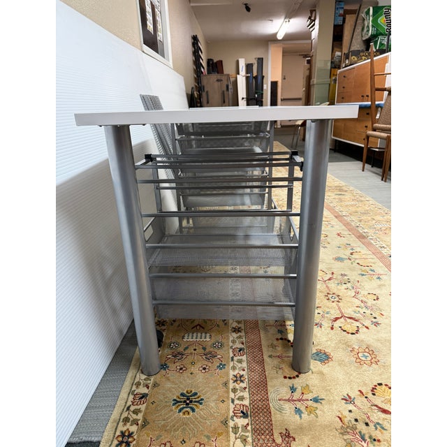 The Container Store Elfa Classic Desks With Drawers, Pair For Sale - Image 10 of 12